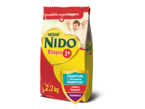 Fórmula Láctea NIDO® Etapa 1+ Bolsa 2,2 kilos