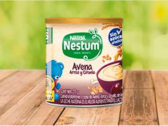 Cereal NESTUM® Avena Arroz y Ciruela